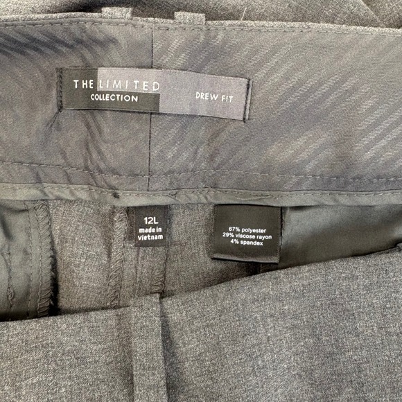 Lot of 4 The Limited Women's Pants Size 12L – Drew & Cassidy Fit – Black & Gray - Picture 10 of 13